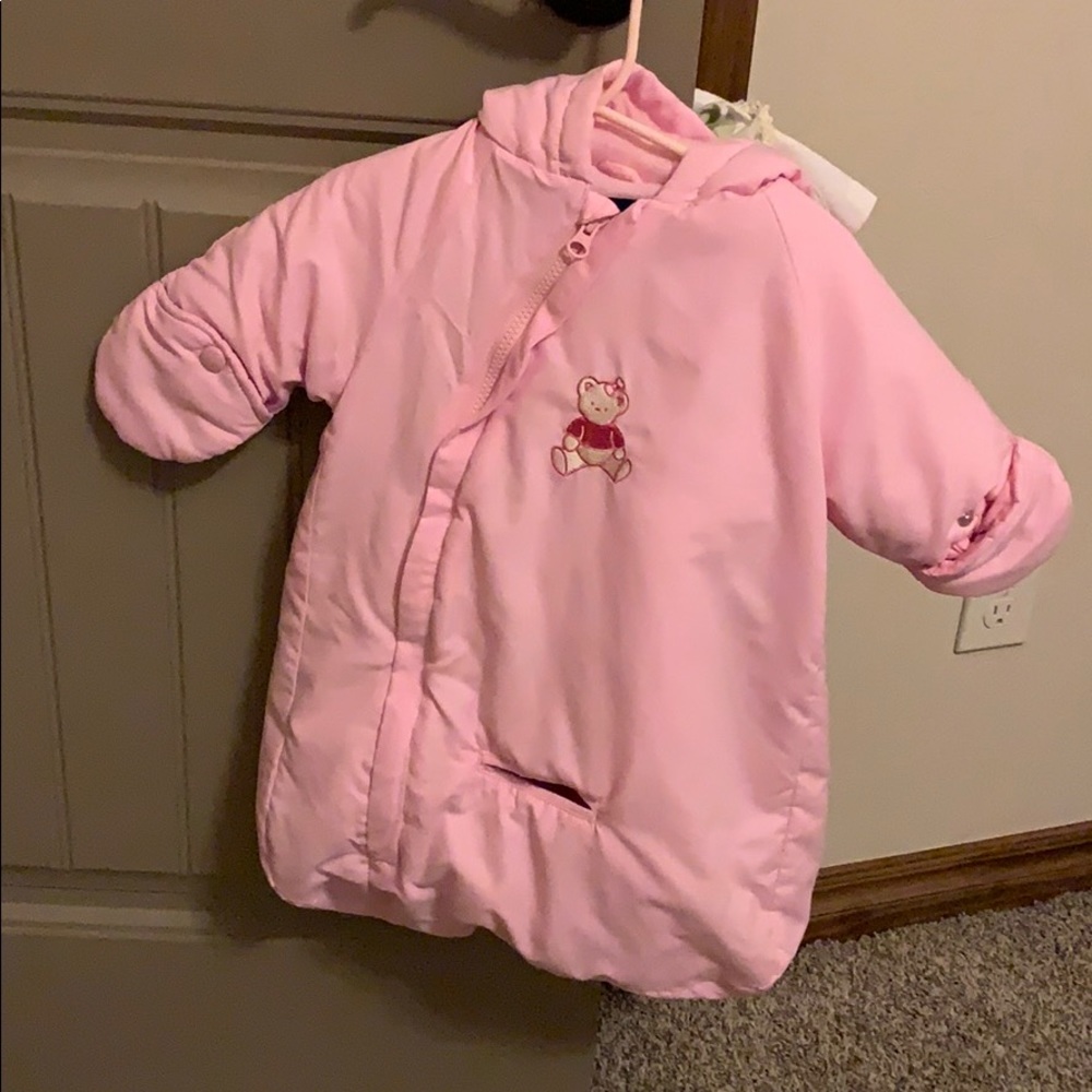 Baby hooded snowsuit type one piece 0-3 months